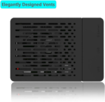 Case for Raspberry Pi 4, ABS Pi 4 Case with Cooling Fan, Pi 4 Heatsink, Simple Removable Top Cover for Pi 4 Model B/ 4B - Image 7