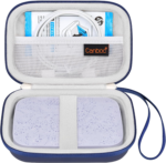 Hard Case for HP Sprocket 2X3 Portable Instant Photo Printer, Zipper Mesh Pocket Fits Photo Paper and Cable, Black - Image 14