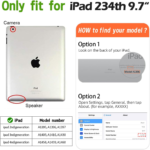 Kids Case for Ipad 2 3 4 Generation (Old Model)- Built-In Screen Protector, Shockproof Handle Stand Kids Friendly Compatible with Ipad 2Nd 3Rd 4Th Generation (Blue) - Image 2