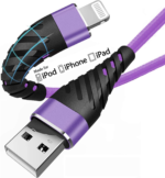 (2 Pack) Long Iphone Charger 10Ft for [Mfi Certified], 10 Foot Lightning Cable Fast Charging Cord 10 Feet for Iphone 12/12 Pro/11/11 Pro/11 Pro Max/Xs/Xs Max/Xr/X/8/8 Plus/7/7 Plus/6 Plus - Image 19