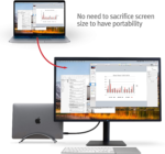 Bookarc for Macbook | Space-Saving Vertical Desktop Stand for Apple Notebooks (Space Grey)*Not Compatible with M1, See Insert Option to Update/Upgrade* - Image 2