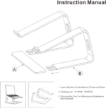 Ergonomic Aluminum Laptop Mount | Computer Stand & Holder - Compatible with Macbook, HP, Lenovo, Samsung, Huawei & More (10-17.3" Laptops) - Rose Gold - Image 8